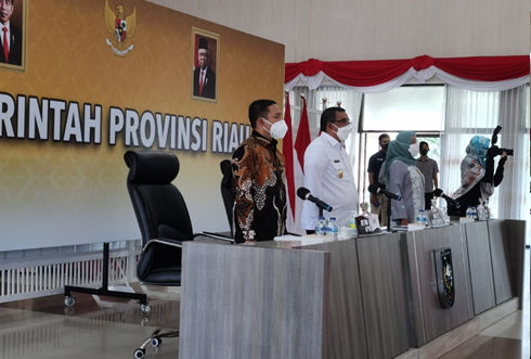 BPBD Provinsi Riau Menghadiri Acara Pertemuan Badan Legislasi DPR RI dengan Pemerintah Provinsi Riau