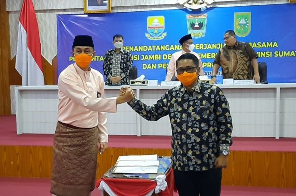 BPBD Riau dan Jambi Teken Perjanjian Kerja Sama, Begini Penjelasannya