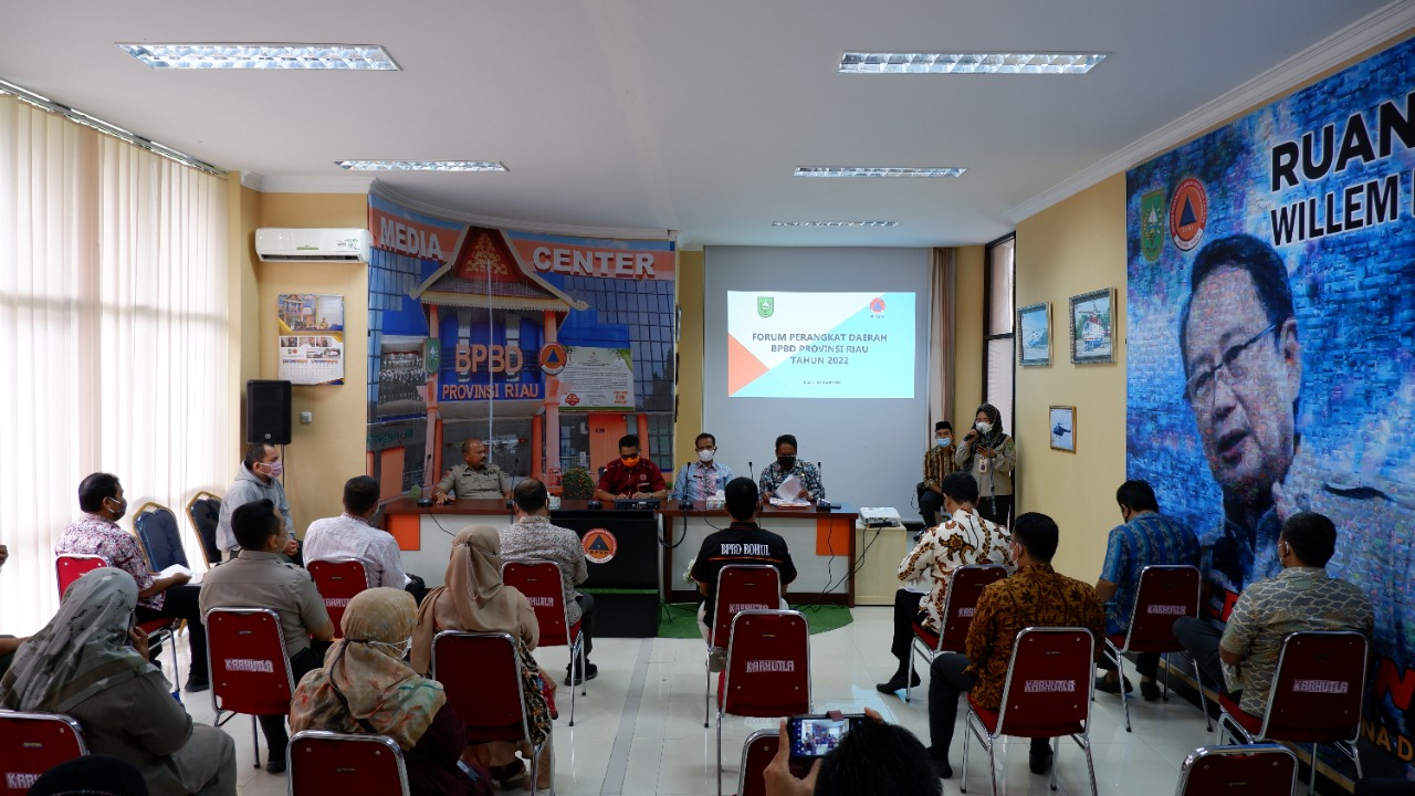 Forum Perangkat Daerah Dalam Rangka Penyususnan Rencana Kerja BPBD Provinsi Riau Tahun 2023
