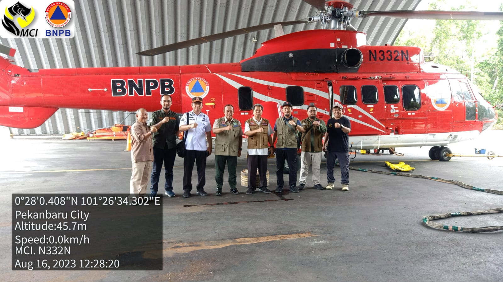 Siaga Karhutla, 2 Helikopter Water Bombing dari BNPB Tiba di Riau
