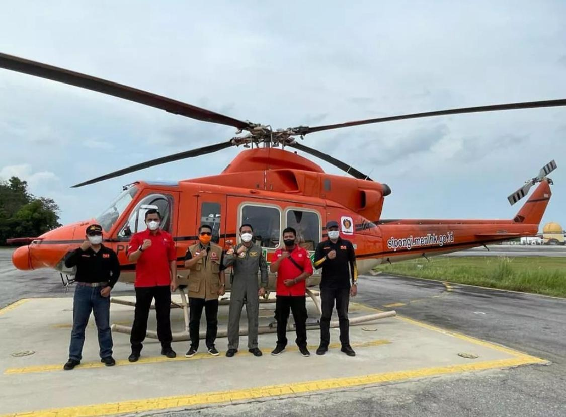 Antisipasi Karhutla, Satu Unit Helikopter Bantuan KLHK Tiba di Riau
